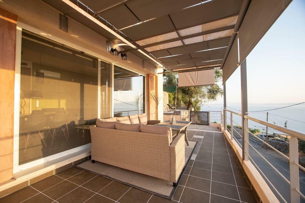 Messinian Sunset Villa Kalamáta Kültér fotó