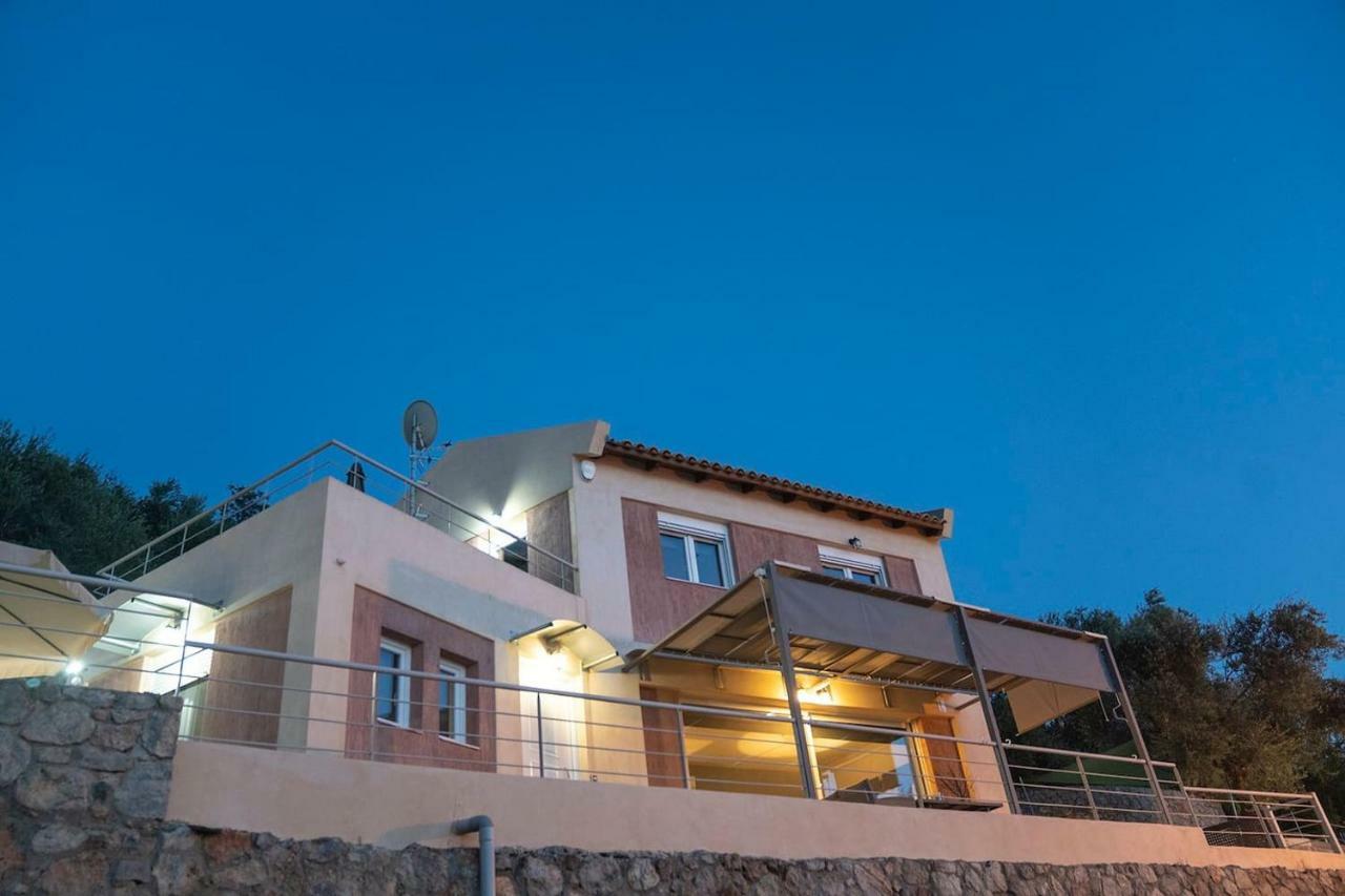 Messinian Sunset Villa Kalamáta Kültér fotó