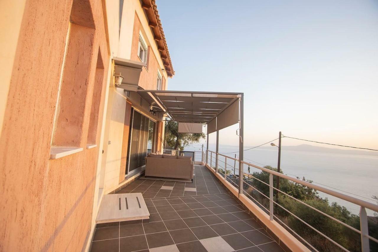 Messinian Sunset Villa Kalamáta Kültér fotó
