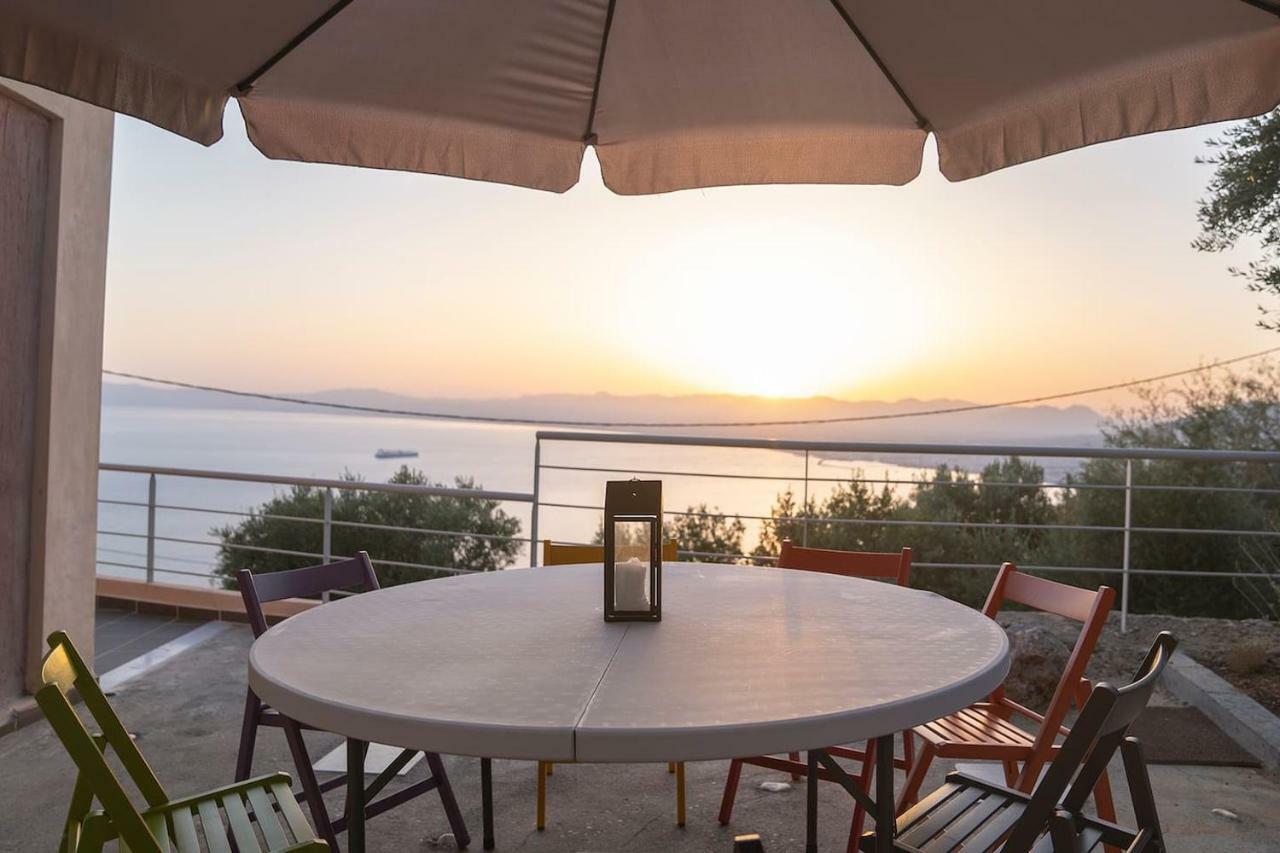 Messinian Sunset Villa Kalamáta Kültér fotó